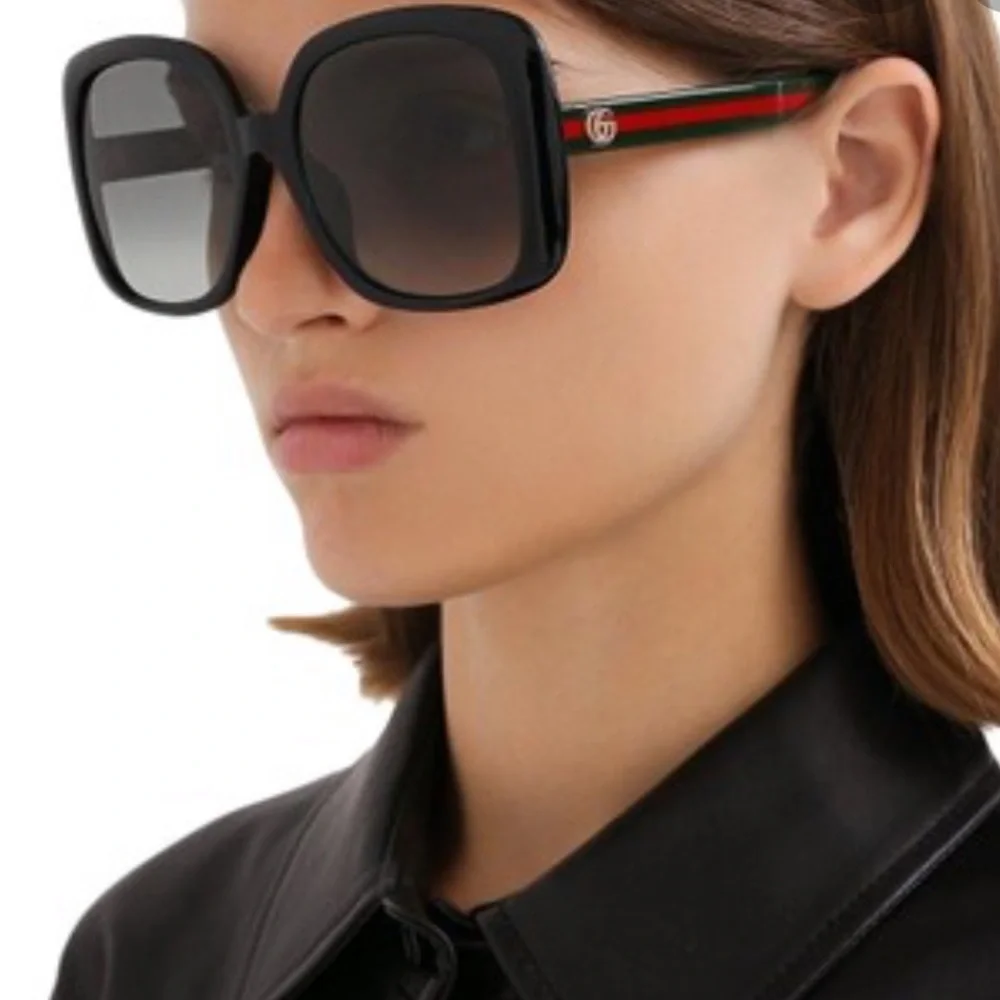 BRAND NEW GUCCI GG0714SA 001 Square Women Sunglasses - Picture 13 of 13